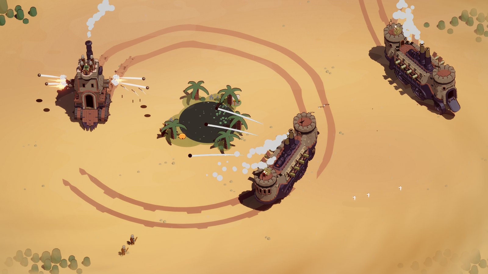 Wanderburg battle — a planned build mid-fight